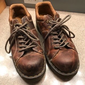 Men’s brown Dr. Martens shoes